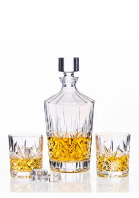 3 Piece Whiskey Decanter Set