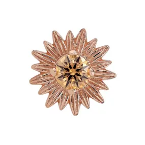 Artesia Threaded End in Rose Gold with Prong-Set Brilliant-Cut Gem