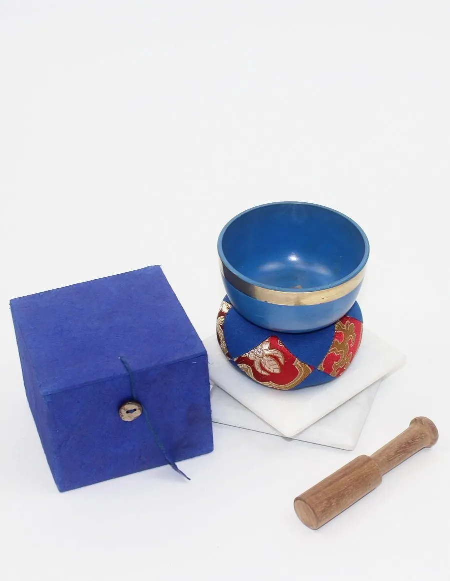 Blue Singing Bowl Set