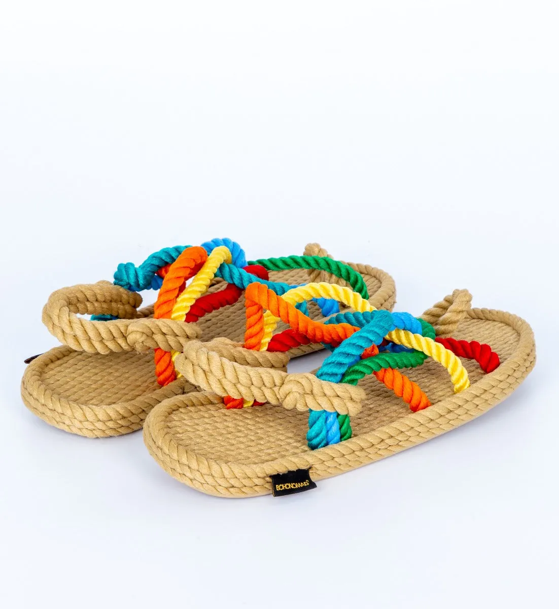 Bohonomad Sandalo Corda Multicolor Donna