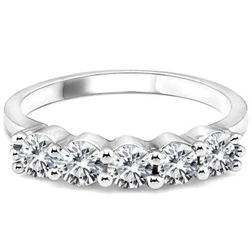 CERTIFIED 1.00 CT DIAMOND MOISSANITE (VS) 14KT SOLID GOLD ENGAGEMENT RING