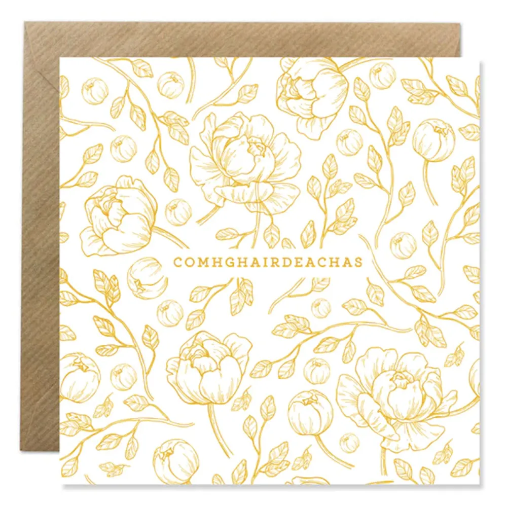 Comhghairdeachas - (Congratulations)