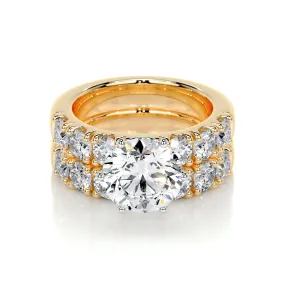 Destiny Lab Grown Diamond Bridal Set -18K Yellow Gold