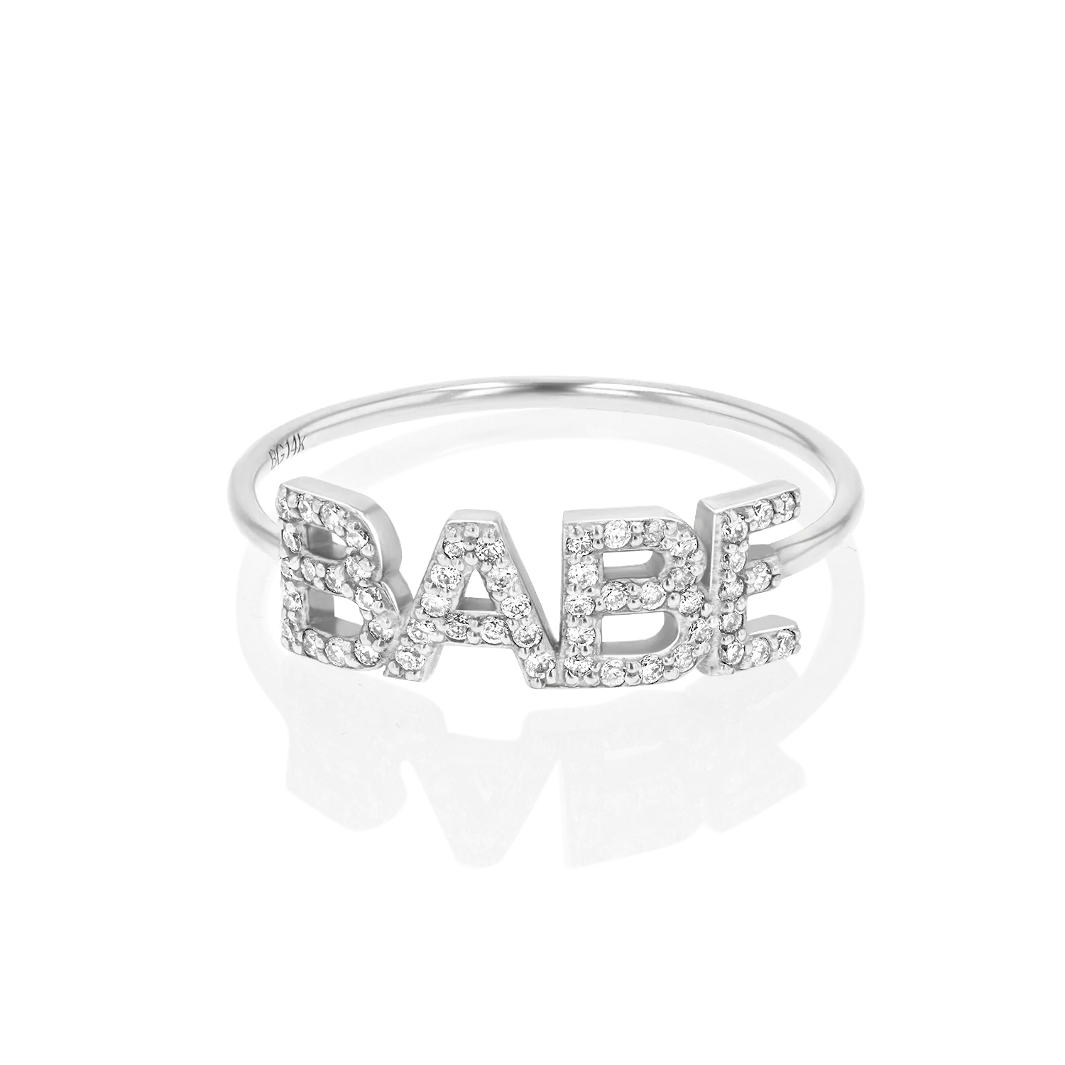 Diamond BABE Ring
