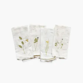 Exploding Seed Pods Napkins / Set of 4