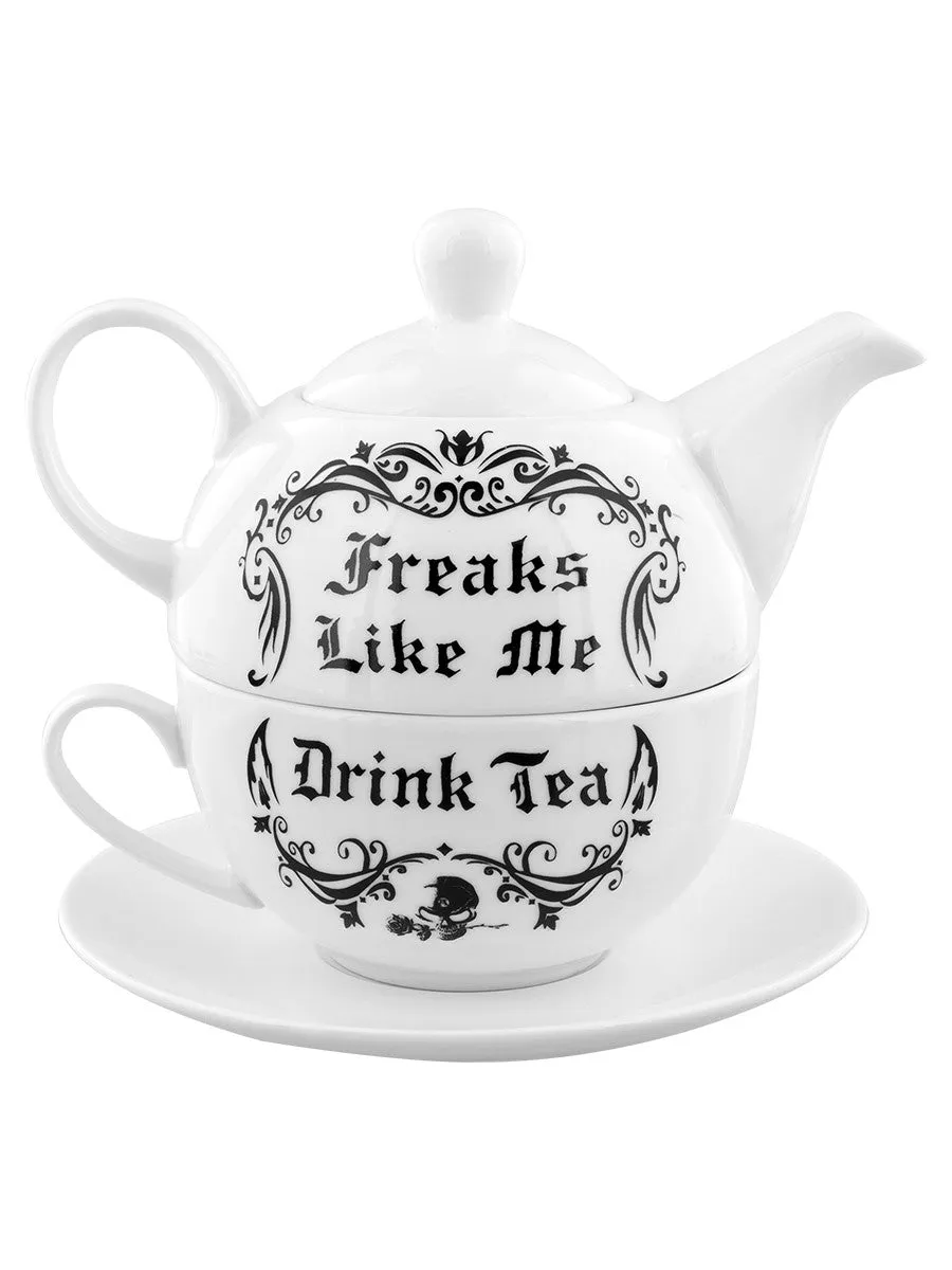 'Freaks Like Me' Tea Set