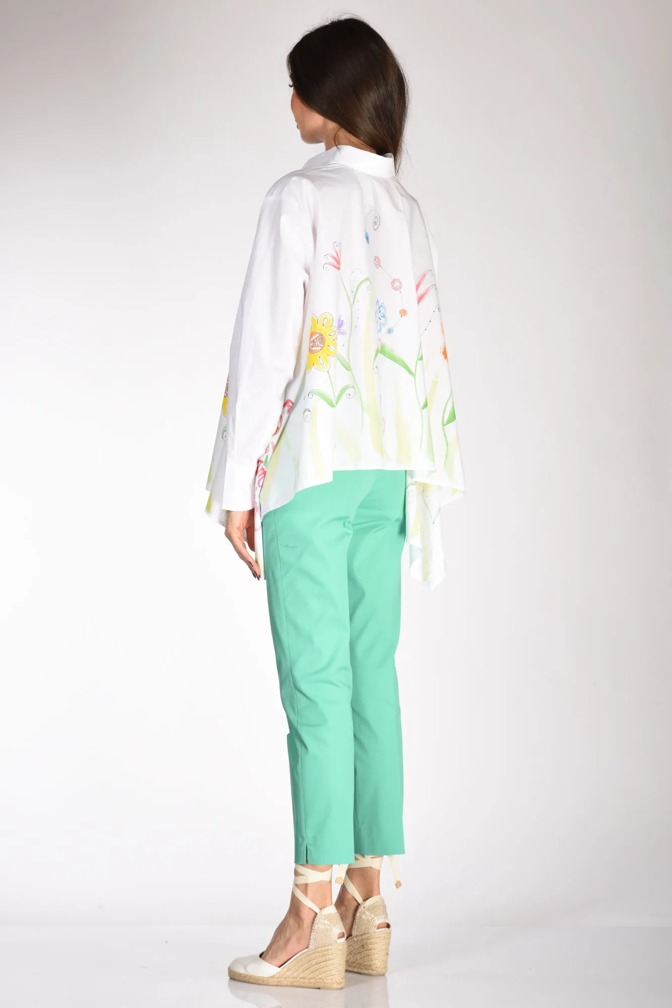 Gherardeschi Alessandro Camicia Dipinta Bianco/multicolor Donna