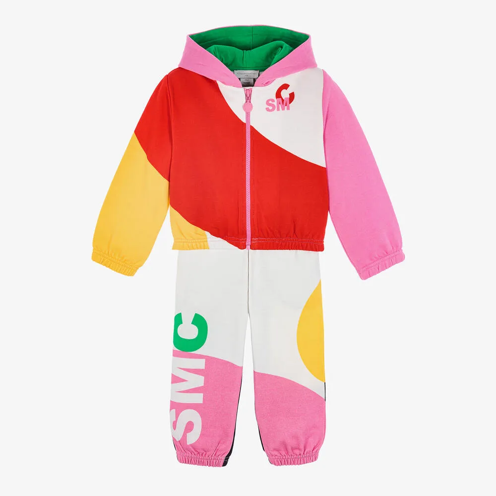 Girls Colourblock Tracksuit
