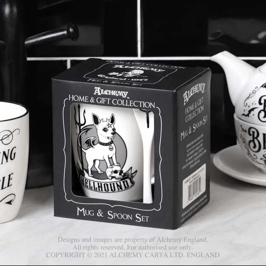 Hellhound Mug & Spoon Set