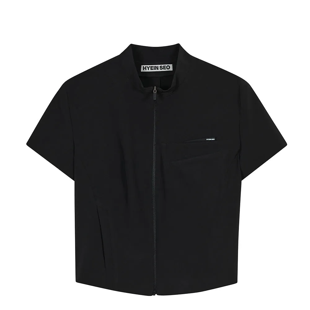 HYEIN SEO UNISEX ZIP-UP SHIRT