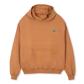 JIRBILL HOODIE Camel Oversized Hoodie.