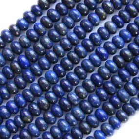 Lapis Rondelle 6mm