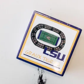 LSU Coaster Set