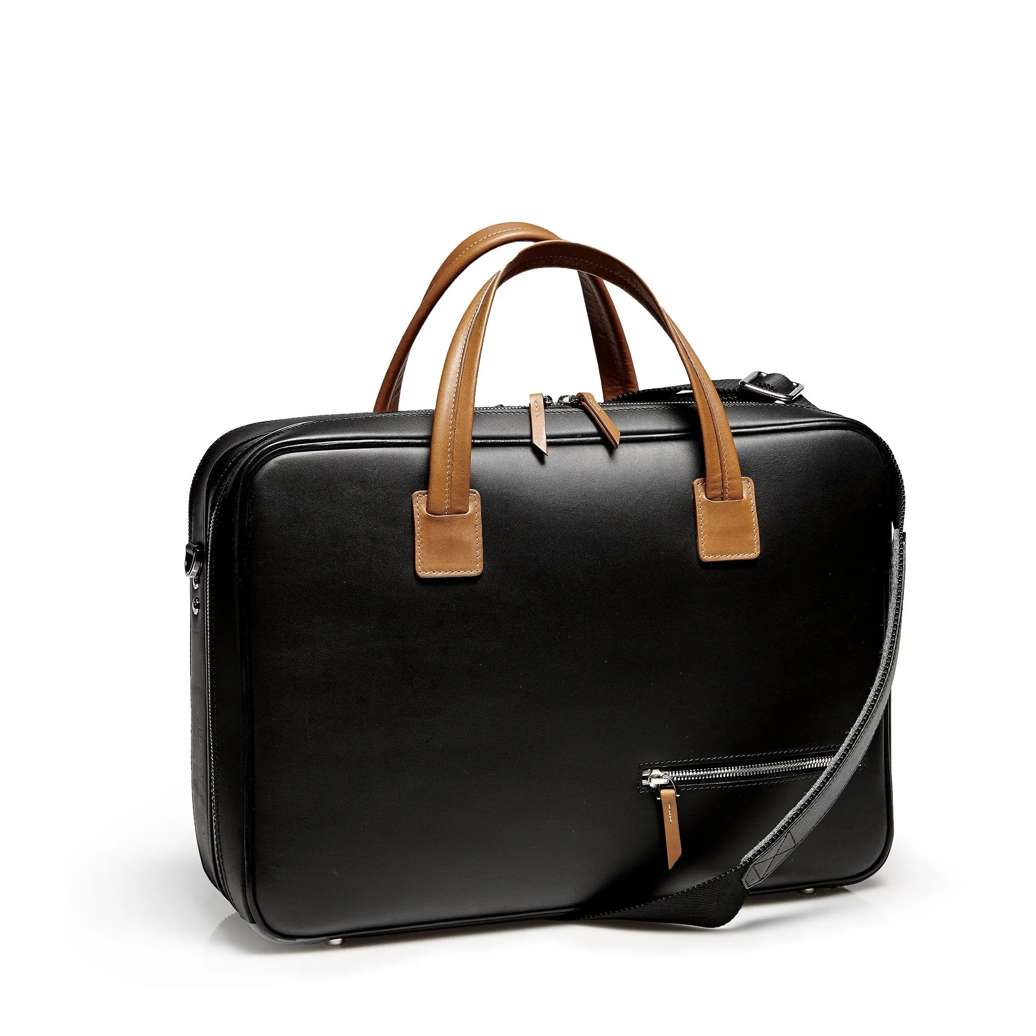 Lundi Paris - Sac de voyage 36 heures | BELLECOURT Noir & Cognac