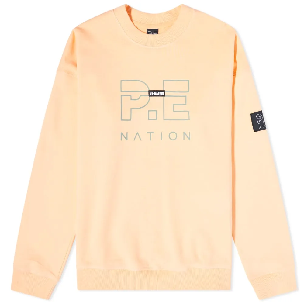 P.E Nation Heads Up SweatPastel Peach