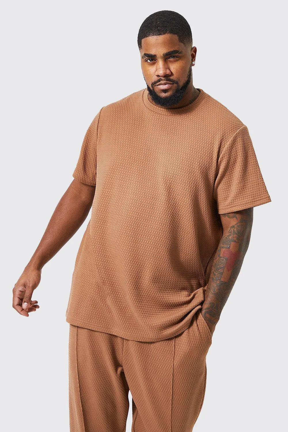 Plus Jaquard T-shirt