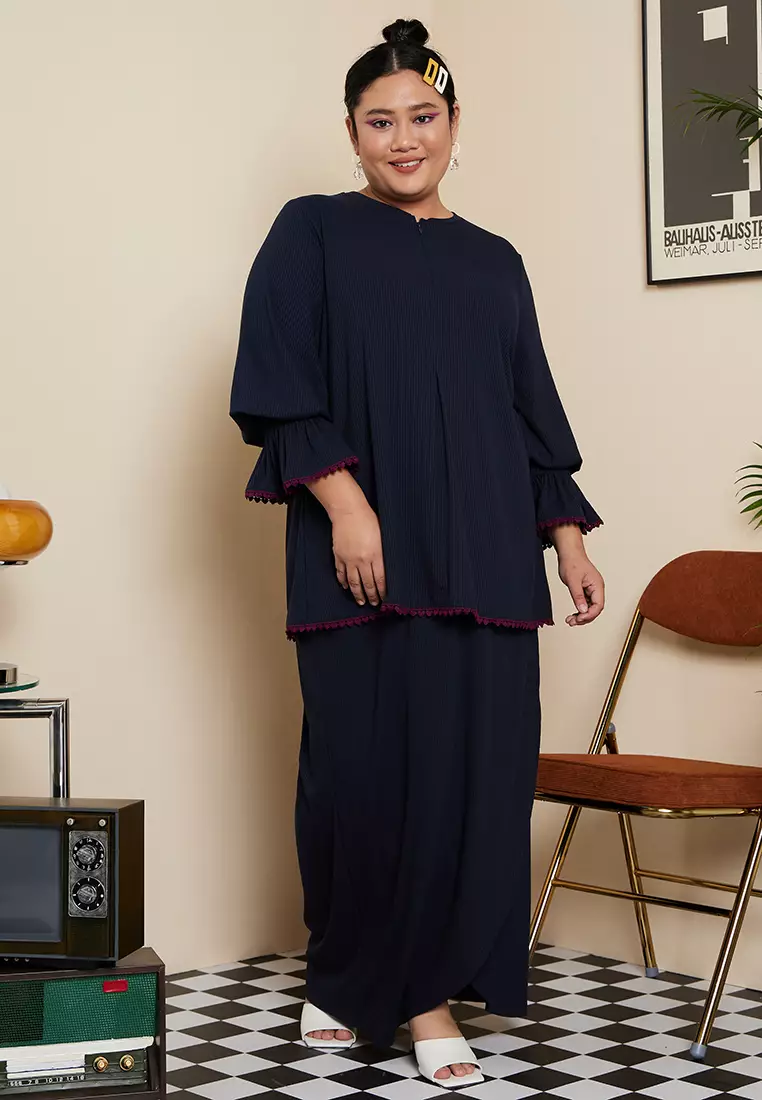 Plus Size Knit Kenanga Set