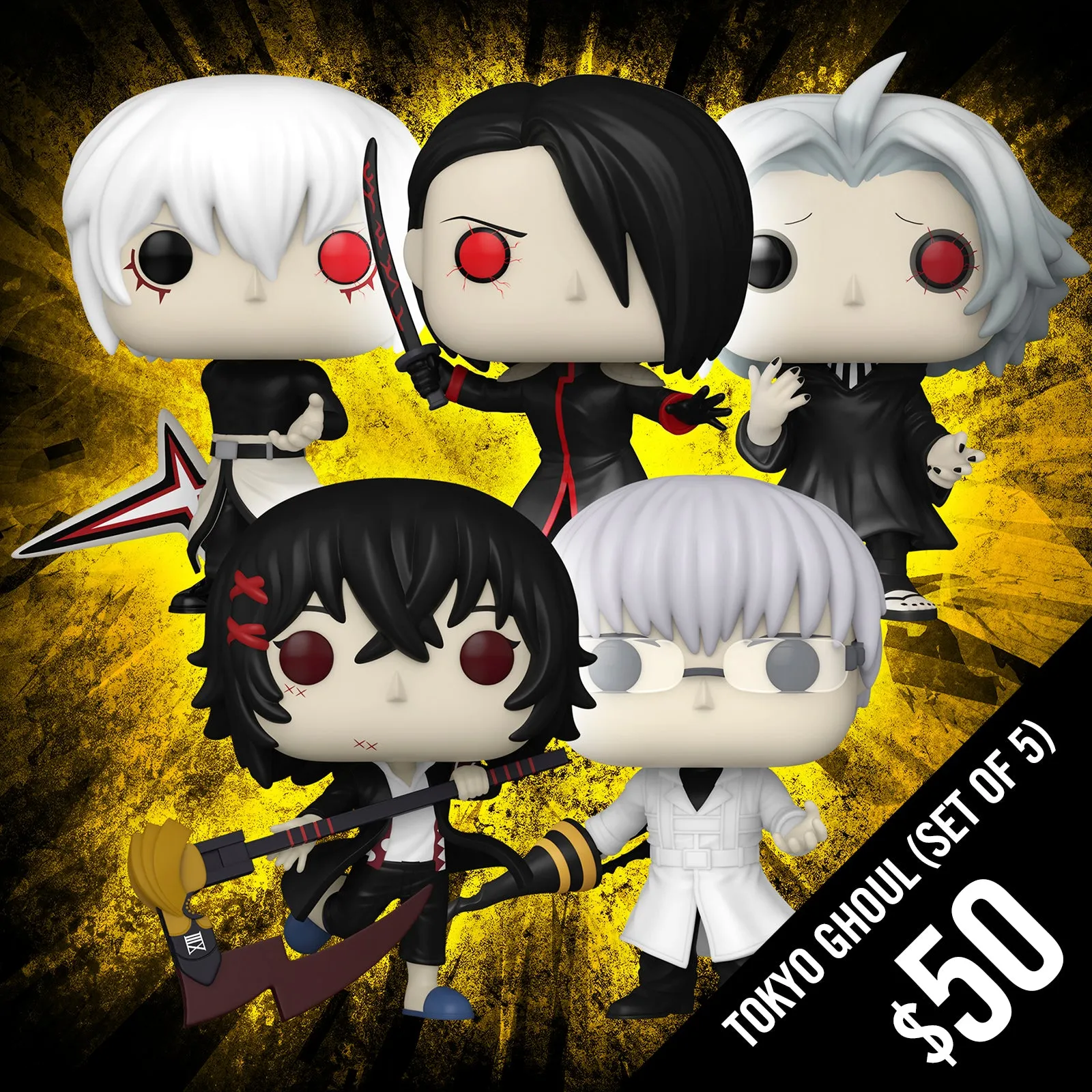 Pre-Order: Funko Pop! Tokyo Ghoul:re (Set of 5)