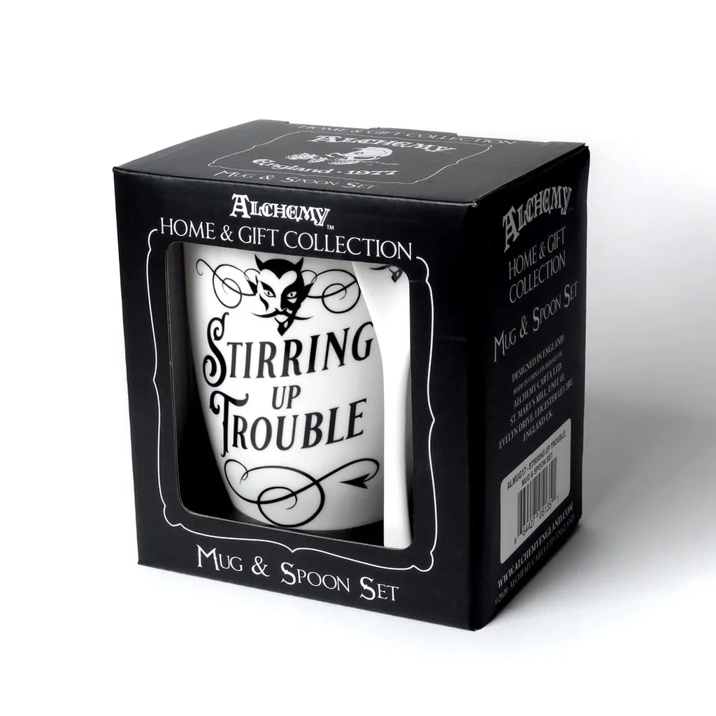 Stirring Up Trouble Mug & Spoon Set