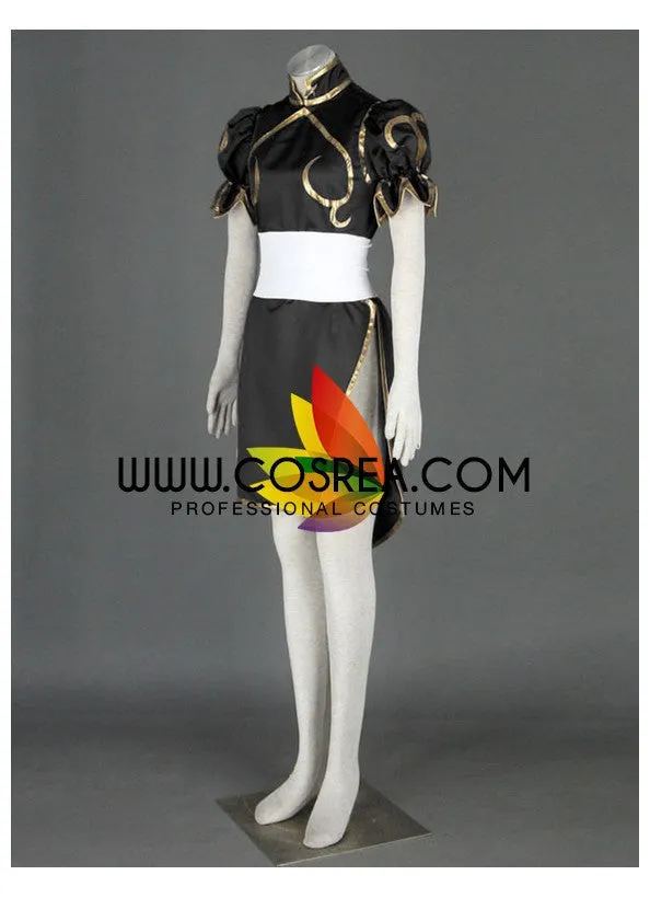 Street Fighter Chun Li Black Cosplay Costume