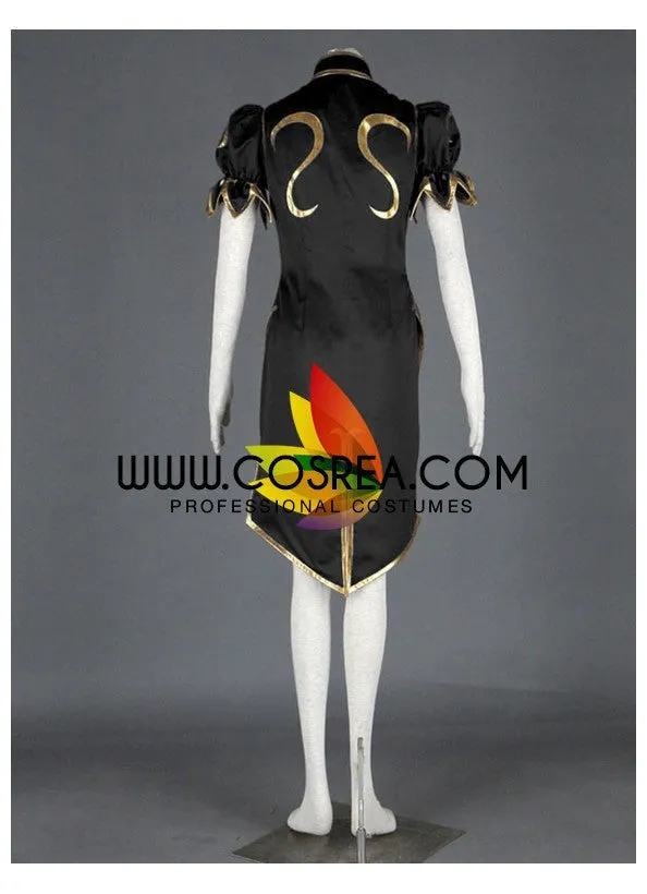 Street Fighter Chun Li Black Cosplay Costume