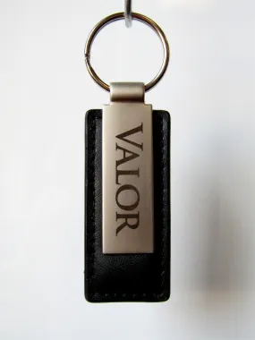 Valor Leather Keychain